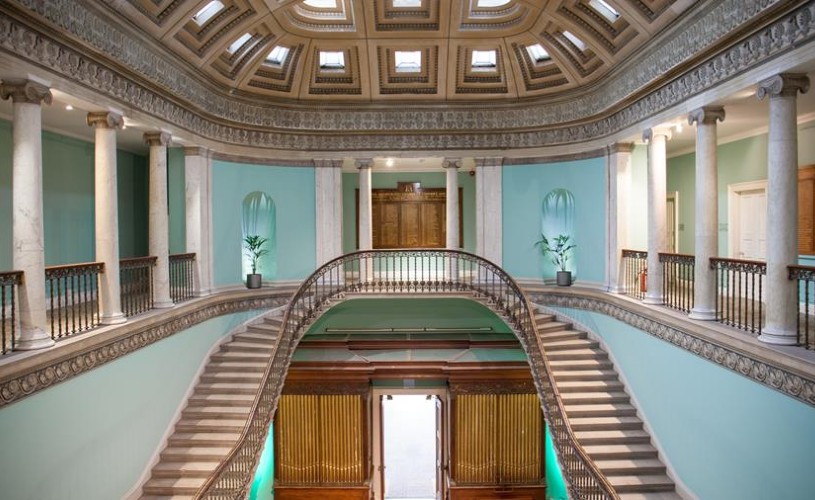 Staircase in the Great Hall at Leigh Court